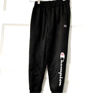 Champion Boy Black Joggers- Size: 6/7